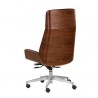 Sunpan Rhett Office Chair - Dillon Black - Back Side Angle
