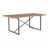 Moe's Home Collection Sierra Dining Table - Natural - Front Side Angle