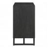 Moe's Home Collection Sierra 2 Door Cabinet in Black - Side Angle