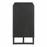 Moe's Home Collection Sierra 2 Door Cabinet in Black - Side Angle - Moe's Home Collection Sierra 2 Door Cabinet in Black - Side Angle
