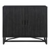 Moe's Home Collection Sierra 2 Door Cabinet in Black - Front Angle