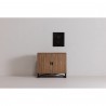 Moe's Home Collection Sierra 2 Door Cabinet in Natural - Lifestyle
