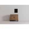 Moe's Home Collection Sierra 2 Door Cabinet in Natural - Lifestyle - Moe's Home Collection Sierra 2 Door Cabinet in Natural - Lifestyle