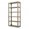 Moe's Home Collection Abbott Bookshelf in Brown - Angled View