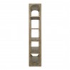 Moe's Home Collection Abbott Bookshelf in Brown - Side
