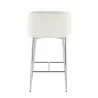 Fran 26" Contemporary Fixed-Height Counter Stool in Gold Metal and Black Faux Leather by LumiSource - Set of 2 - Fran 26" Contemporary Fixed-Height Counter Stool in Gold Metal and Black Faux Leather by LumiSource - Set of 2