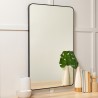 Franco Black Metal Mirror - Lifestyle - Franco Black Metal Mirror - Lifestyle