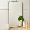 Franco Black Metal Mirror - Lifestyle - Franco Black Metal Mirror - Lifestyle