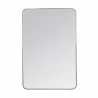 Franco Black Metal Mirror - Front - Franco Black Metal Mirror - Front