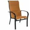 Woodard Fremont Padded Sling High-Back Dining Armchair - Stackable - Woodard Fremont Padded Sling High-Back Dining Armchair - Stackable
