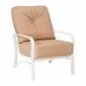 Woodard Fremont Cushion Lounge Chair - Angled - Woodard Fremont Cushion Lounge Chair - Angled