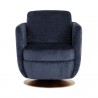 Sunpan Gilley Swivel Lounge Chair - Bergen Navy - Front Angle