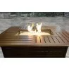 AZ Patio Heaters Outdoor Aluminum Rectangular Fire Pit in Hammered Bronze - Lifestyle - AZ Patio Heaters Outdoor Aluminum Rectangular Fire Pit in Hammered Bronze - Lifestyle