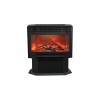 Amantii Freestanding Smart Electric - 26" WiFi Enabled Fireplace - Orange and Yellow Flame