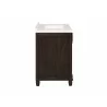 Crawford and Burke Almada 37" Dark Brown Single Bathroom Vanity, Side Angle 2 - Crawford and Burke Almada 37" Dark Brown Single Bathroom Vanity, Side Angle 2