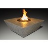 Grand Canyon Square Fire Table in White