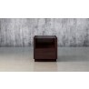 Furnitech 24" Sleek Contemporary End Table in a Wenge Finish - Front Angle
