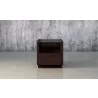 Furnitech 24" Sleek Contemporary End Table in a Wenge Finish - Front Angle - Furnitech 24" Sleek Contemporary End Table in a Wenge Finish - Front Angle