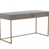 Sunpan Markel Desk - Front Side Angle