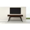 Furnitech Signature 63" Mid-Century Modern Console Table in Cognac- Front - Furnitech Signature 63" Mid-Century Modern Console Table in Cognac- Front