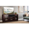 Furnitech 78" Transitional TV Console in a Wenge Finish - Lifestyle