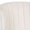 Sunpan Zayden Dining Chair - Belfast Oatmeal - Closeup Top  Angle