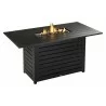 72" X 40" Regal Series Rectangle Counter Table With Fire Pit - Angled - 72" X 40" Regal Series Rectangle Counter Table With Fire Pit - Angled