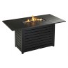 72" X 40" Regal Series Rectangle Counter Table With Fire Pit - With Fire