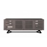 Furnitech Danielle 86" Contemporary Media/Buffet Console In A Stunning Ebony Finish - front