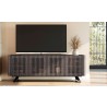 Furnitech Danielle 86" Contemporary Media/Buffet Console In A Stunning Ebony Finish - lifestyle