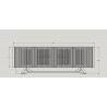 Furnitech Danielle 86" Contemporary Media/Buffet Console In A Stunning Ebony Finish - dimes