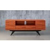Furnitech Maxwell 78" Exotic Media Console In South American Iron Wood - front