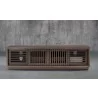 Furnitech Oliver 82" Oak Media Console In A Stunning Coastal Grey Finish - front - Furnitech Oliver 82" Oak Media Console In A Stunning Coastal Grey Finish - front