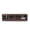 Furnitech Oliver 82" Oak Media Console In A Stunning Coastal Grey Finish - front 2