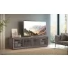 Furnitech Oliver 82" Oak Media Console In A Stunning Coastal Grey Finish - lifestyle - Furnitech Oliver 82" Oak Media Console In A Stunning Coastal Grey Finish - lifestyle