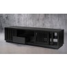 Furnitech Oliver 82" Oak Media Console In An Ebony Finish - angled 2