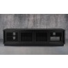 Furnitech Oliver 82" Oak Media Console In An Ebony Finish - front 2
