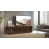 Furnitech Oliver 82" Oak Media Console In An Brown Finish - lifestyle