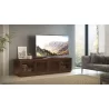 Furnitech Oliver 82" Oak Media Console In An Brown Finish - lifestyle - Furnitech Oliver 82" Oak Media Console In An Brown Finish - lifestyle