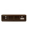 Furnitech Oliver 82" Oak Media Console In An Brown Finish - front 2 - Furnitech Oliver 82" Oak Media Console In An Brown Finish - front 2