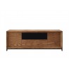 Furnitech Rafaela 86" Media Console With A Rich Honey Oak Finish - front