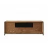 Furnitech Rafaela 86" Media Console With A Rich Honey Oak Finish - front - Furnitech Rafaela 86" Media Console With A Rich Honey Oak Finish - front