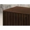 Furnitech Sophia 75" Mid-Century Modern Solid Pine Tvconsole/Sideboard With Slatted Doors In A Walnut Finish  - detail - Furnitech Sophia 75" Mid-Century Modern Solid Pine Tvconsole/Sideboard With Slatted Doors In A Walnut Finish  - detail