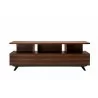 Furnitech Tango 75" Contemporary Media Console In A Rich Cognac Finish Over Brazilian Cherry  - Furnitech Tango 75" Contemporary Media Console In A Rich Cognac Finish Over Brazilian Cherry 