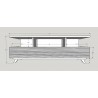 Furnitech Tango 75" Contemporary Media Console In A Rich Cognac Finish Over Brazilian Cherry - dimes