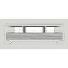 Furnitech Tango 75" Contemporary Media Console In A Rich Cognac Finish Over Brazilian Cherry - dimes - Furnitech Tango 75" Contemporary Media Console In A Rich Cognac Finish Over Brazilian Cherry - dimes
