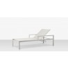 Source Furniture Fusion Aluminum Sling Chaise Lounge with Arms 5