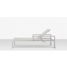 Source Furniture Fusion Aluminum Sling Chaise Lounge with Arms 11