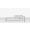 Source Furniture Fusion Aluminum Sling Chaise Lounge with Arms 12