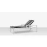 Source Furniture Fusion Aluminum Sling Chaise Lounge with Arms 1 - Source Furniture Fusion Aluminum Sling Chaise Lounge with Arms 1